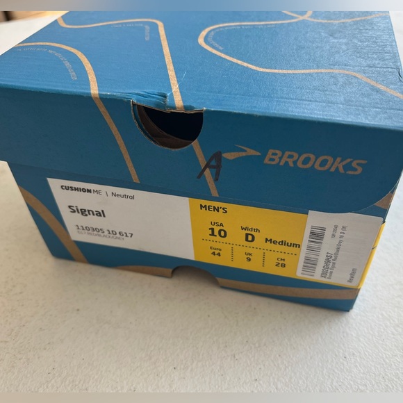 New - Brooks Signal 3 Men’s Running Shoes - Red - Picture 3 of 11